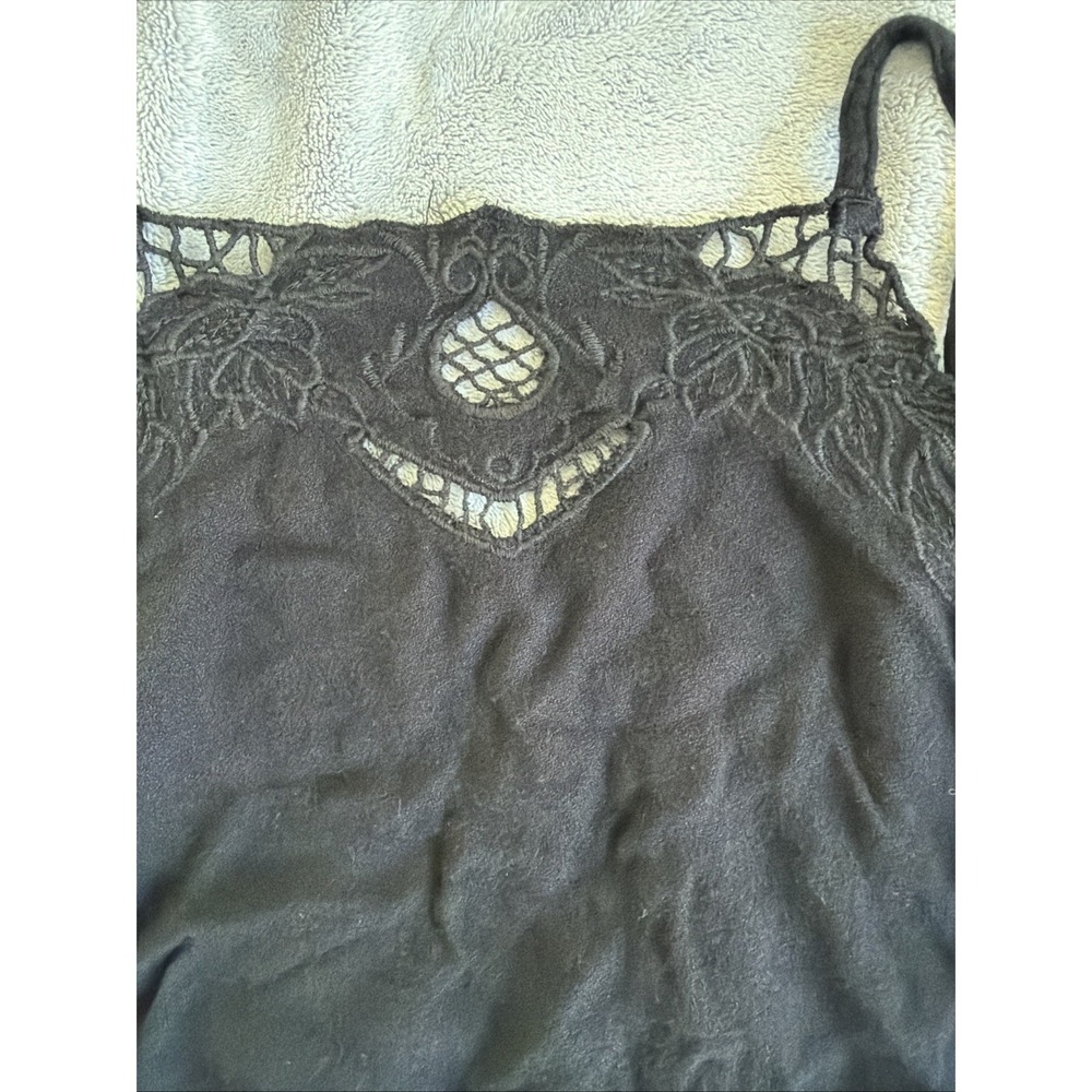 Women's O'neill Dress Size Small Black Crochet Neck Casual Beach Cover Up
